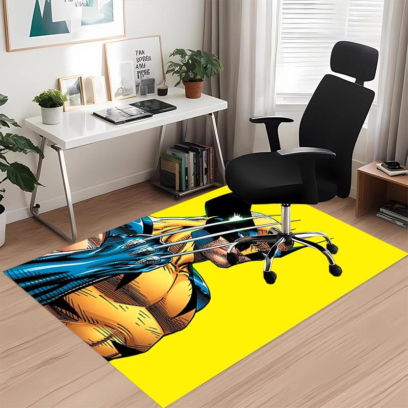 Wolverine Printed Carpet, for Office Chair Living Room Bedroom Kitchen Room Decor Gifts.