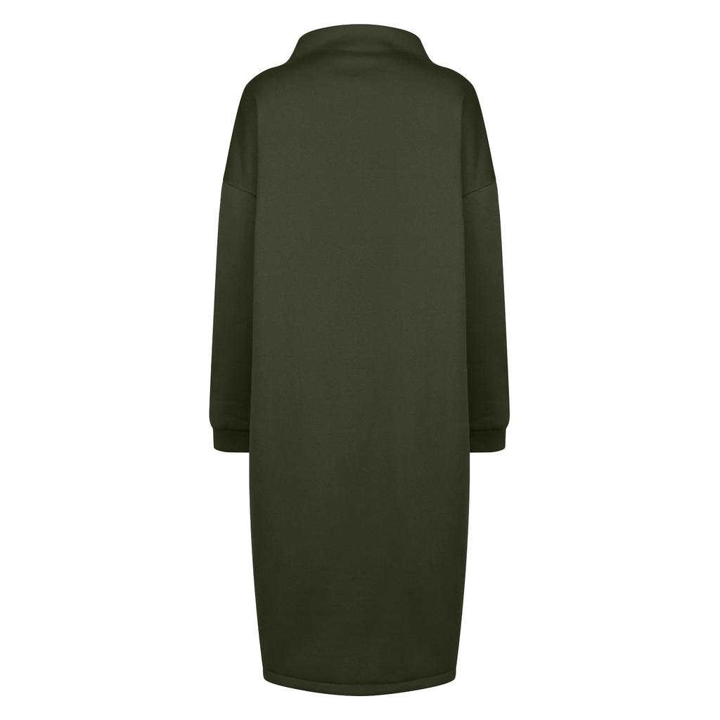 Women's Long Zip Up Hoodie Sweatshirt Full Zip Hooded Coat Casual Loose Fit Long Sleeve Outerwear with Pockets