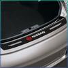 Kohlefaser-Emblem Auto Stoßstange Hinten Kofferraumschutz Aufkleber für Nissan Nismo Qashqai j11 Juke GTR X-Trail Patrol Micra Navara Tiida Murano