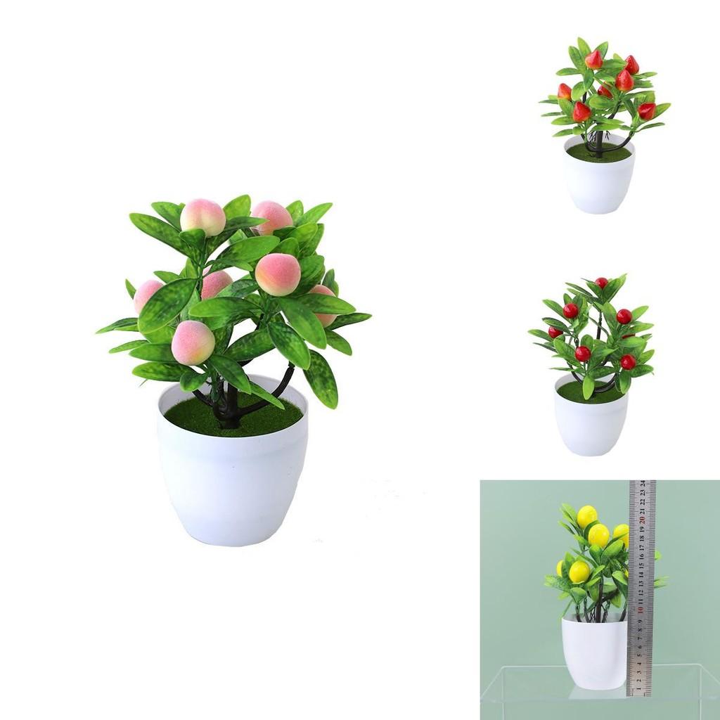 Fruit Tree Artificial Plant With Plastic Craft For Home Decor And Gift Use