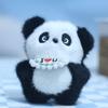 Playful Panda Adorable Plush Pendant Soft And Cuddly Toy Perfect For Keychains