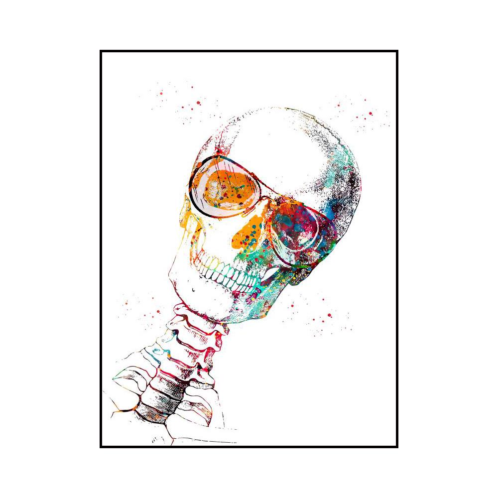 Abstract Organs Heart Skeleton Teeth Painted Wall Art Posters Home Room Decoration Canvas Painting Murals Pictures Print Artwork