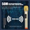 Dual Wireless Handheld Microphone & Trolley Speaker for Live Broadcasts and Home Karaoke