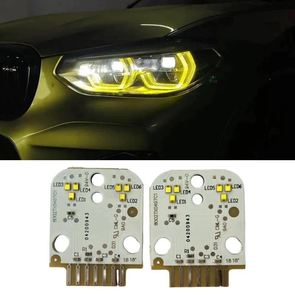 For BMW G01 X3 F97 X3 M G02 X4  F98 X4M 2018-2021 DRL Boards Angel Eye Daytime Running Light Chips 63117466107 63117466108 ysdn68