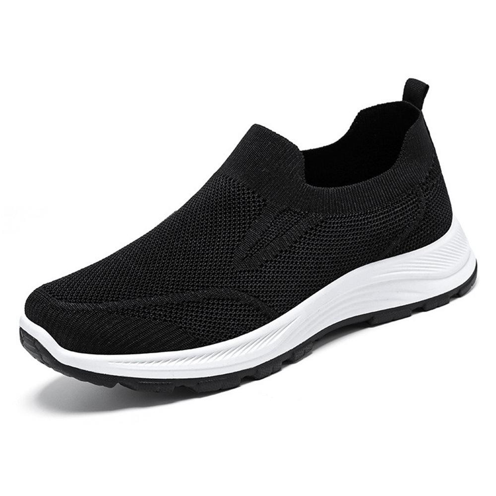 Casual Shoes Spring New Men's Shoes Breathable Shoes Slip-on Soft Bottom Couple Walking Shoes