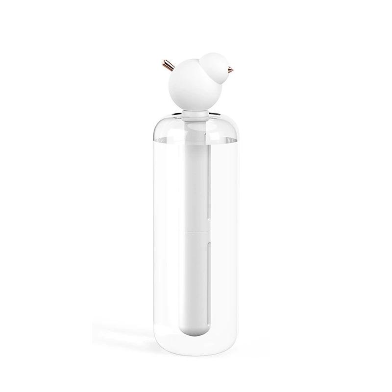 Compact Silent Bedroom Humidifier with Night Light & Mini Car Spray Function белый