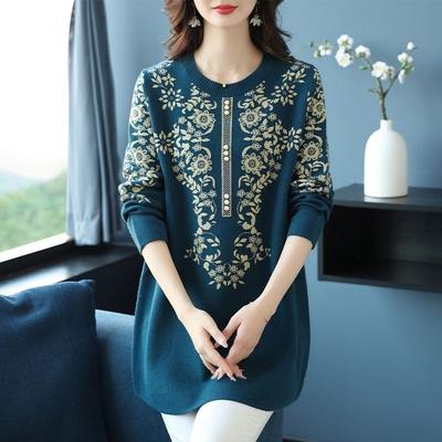 Sweater for Women Oversize Winter Thickened Pullover Warm Knitted Layer Stretchy Long Sleeve Jumper Tops
