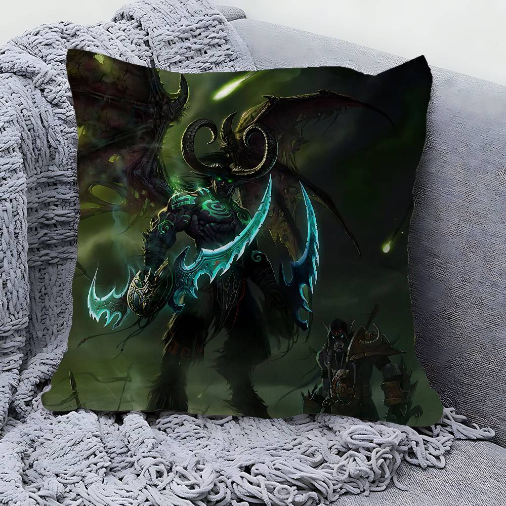 Explore the unknown W-World Of W-Warcraft Cushion Cover Pillowcase Upholstery Sofa Throw Pillow Home Decor Pillowcas