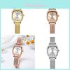 Lightweight Square Dial Ladies Watch With Mineral Glass Waterproof Feature