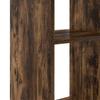 Desk Smoked Oak 142 x 102 x 73 cm Engineered Wood