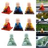 Car Dashboard Bobble Head Doll Solar Powered Little Figure