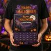 Creepy Countdown to Halloween Advent Calendar with 24 Horror Figures Mini Cute Ghost Day Toy Set Decorations Spooky Gift Box for Kids And Collectors