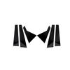 6pcs Car Window Trim Cover Parts B C Column Pillar Posts Door Sticker Decal Accessories for Hyundai Sonata LF Hybrid 2015~