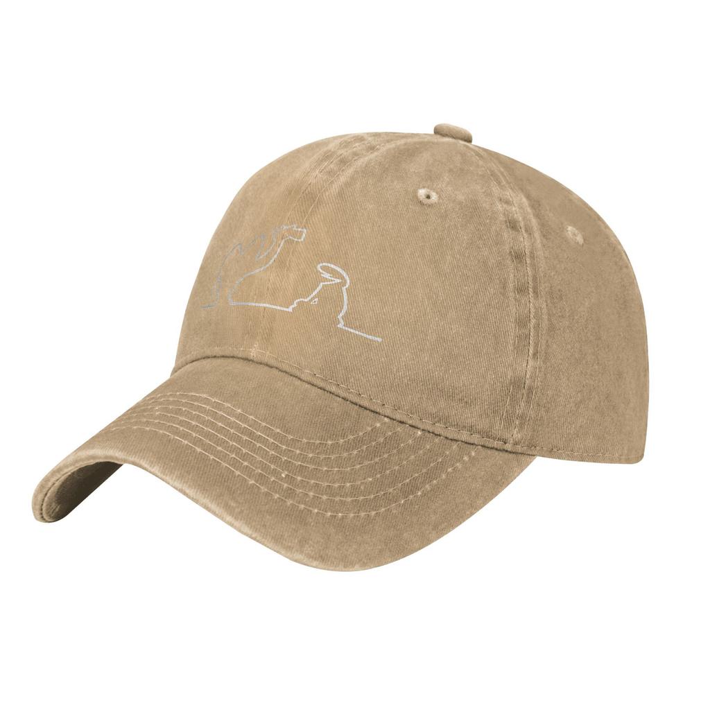 La Linea Camel Baseballkappe Lässig Distressed Denim Kopfbedeckung für Männer Frauen Outdoor Sommer Geschenk Hüte Kappe
