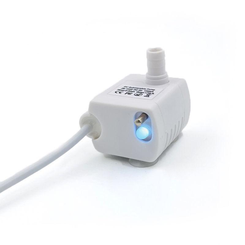 Pompka do wody dla kota fontanna silnik zapobiegający pracy na sucho zamiennik do miski do picia z kwiatami dla kota dozownik wody produkty dla zwierząt