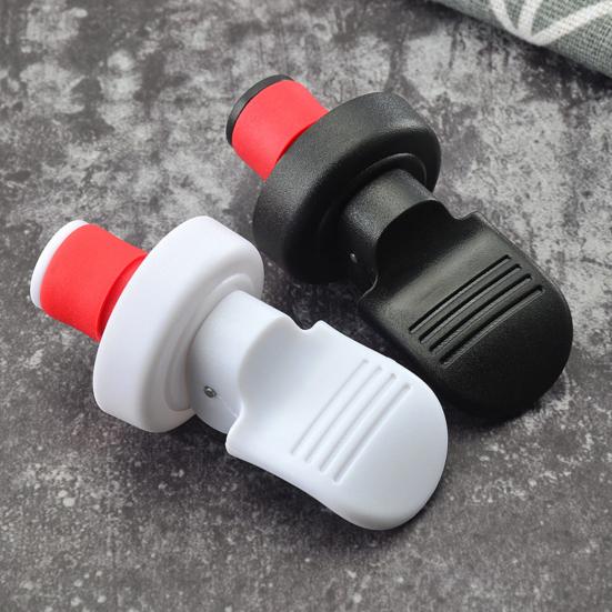 Manual Vacuum Wine Sealer, Hand Pump Bottle Stopper, Reusable Airtight Preserver for Champagne, Home Bar Accessory