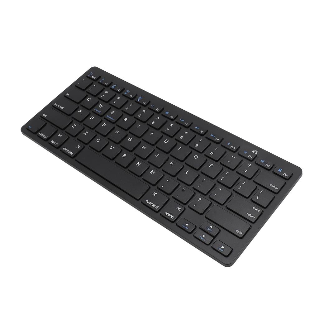 78 Keys Wireless Keyboard with Silent Buttons Ultra Slim Bluetooth Office Keyboard for Computer Laptop Tablet