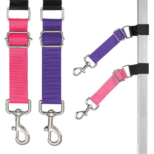 Pet Dog Grooming Arm Accessories - Dogs Loop Pets Grooming Loops Extension Straps 2 PCS Adjustable Secure and Stable Loop Extender Bathing Restraint