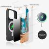 Sea Tropical Palm Trees Beach Phone Magnetic Case For IPhone 16 14 13 12 11 15 Pro Max Plus For Magsafe Wireless Charge Cover