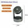 Qi2.2 25W Magnetic Wireless Charger Stand Desktop for iPhone 17/16/15 Samsung Galaxy Watch AirPods Fast Charging Station