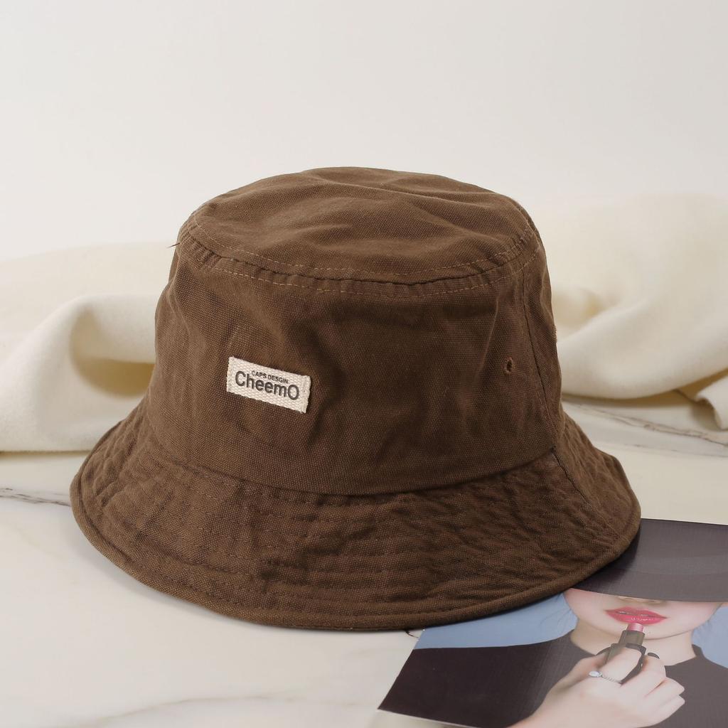 New Spring and Summer Fisherman's Hat Children's Outdoor Versatile Face Small Foldable Basin Hat Fashionable and Simple Sunscreen Hat