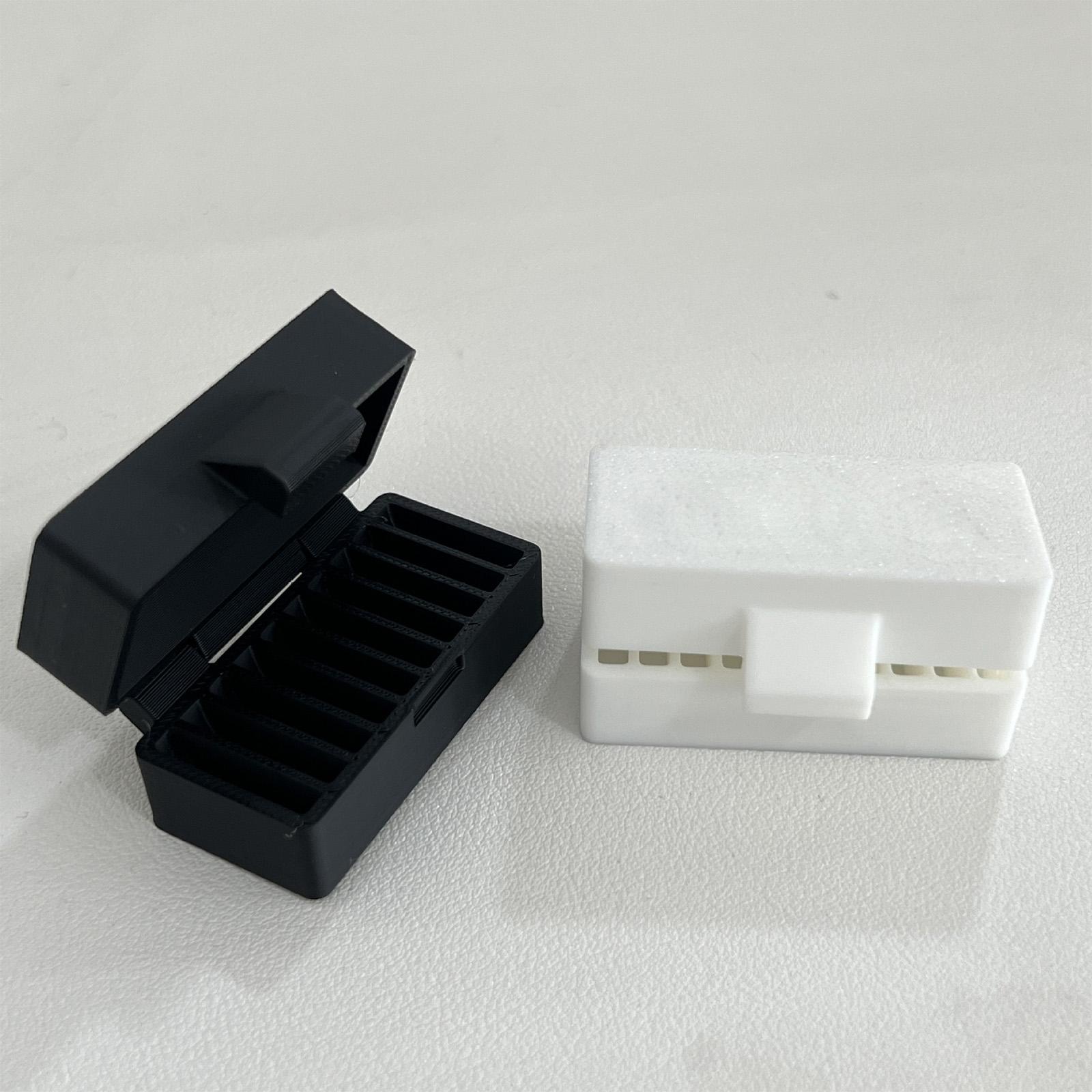 Battery Holder For 10 CR2032 Button Batteries Storage Box Individual Compartments To Avoid Misplacement And Clear Top 659₽