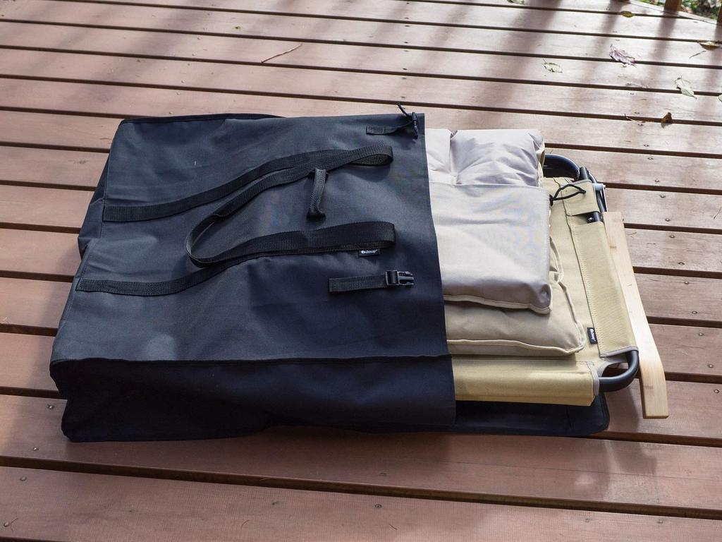 onway Low Chair Storage Bag OW-61BD-BAG, Foldable, Compact, Reclining, Lightweight, Folding, Ideal for Telework, Outdoors, and Solo Use.