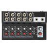 for US Plug Low Noise Stereo Line Mixer 2 Master Volume Knobs Dj Mixing Board  Bars