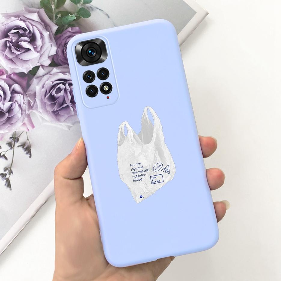 For Xiaomi Redmi Note 11 Case Redmi Note 11S 4G Stylish Candy Painted Cover Soft TPU Phone Case For Redmi Note 11 Pro Plus Shell