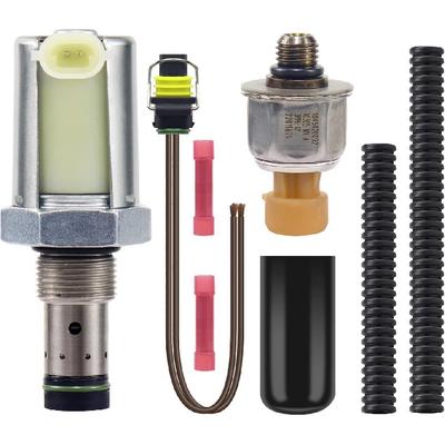 6.0 Powerstroke IPR Valve & ICP Control Sensor Kit Replacement for 2003-2010 Ford Super Duty F250 F350 F450 F550 E350 E450 Excursion Replaces