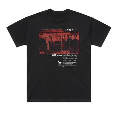 DEFTONES WHITE PONY T-shirt Unisex della Band T-shirt NERA
