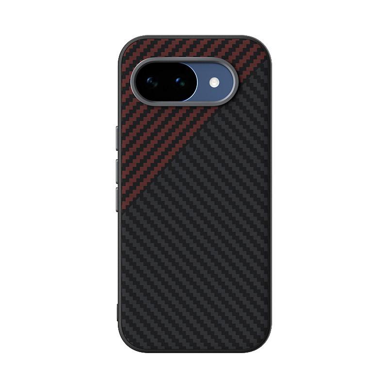 Dla Google Pixel 10a Magnetyczne Etui Pasek ze Paskowanej Skóry PU Twarda Silikonowa Pokrywa Dla Google Pixel 10a Luksusowa Muszla Odporny na Wstrząsy Zderzak