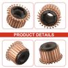 Copper High Speed DC Motors Hook Type Motor Commutator