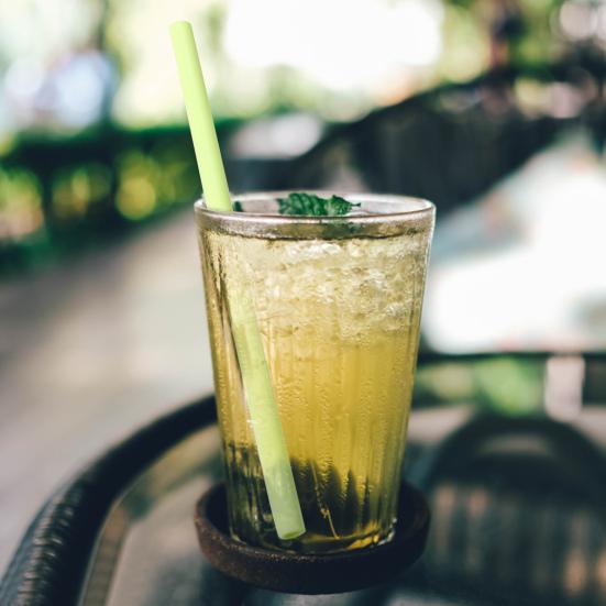 5 buc paie de băut cu vârf întărit, tăiabile, flexibile, rezistente la mușcături, paie drepte îndoite pentru ceai cu lapte cu perle, utilizare zilnică