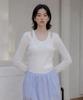 PELOTE Mesh Layered Knit Top (2 Colors)