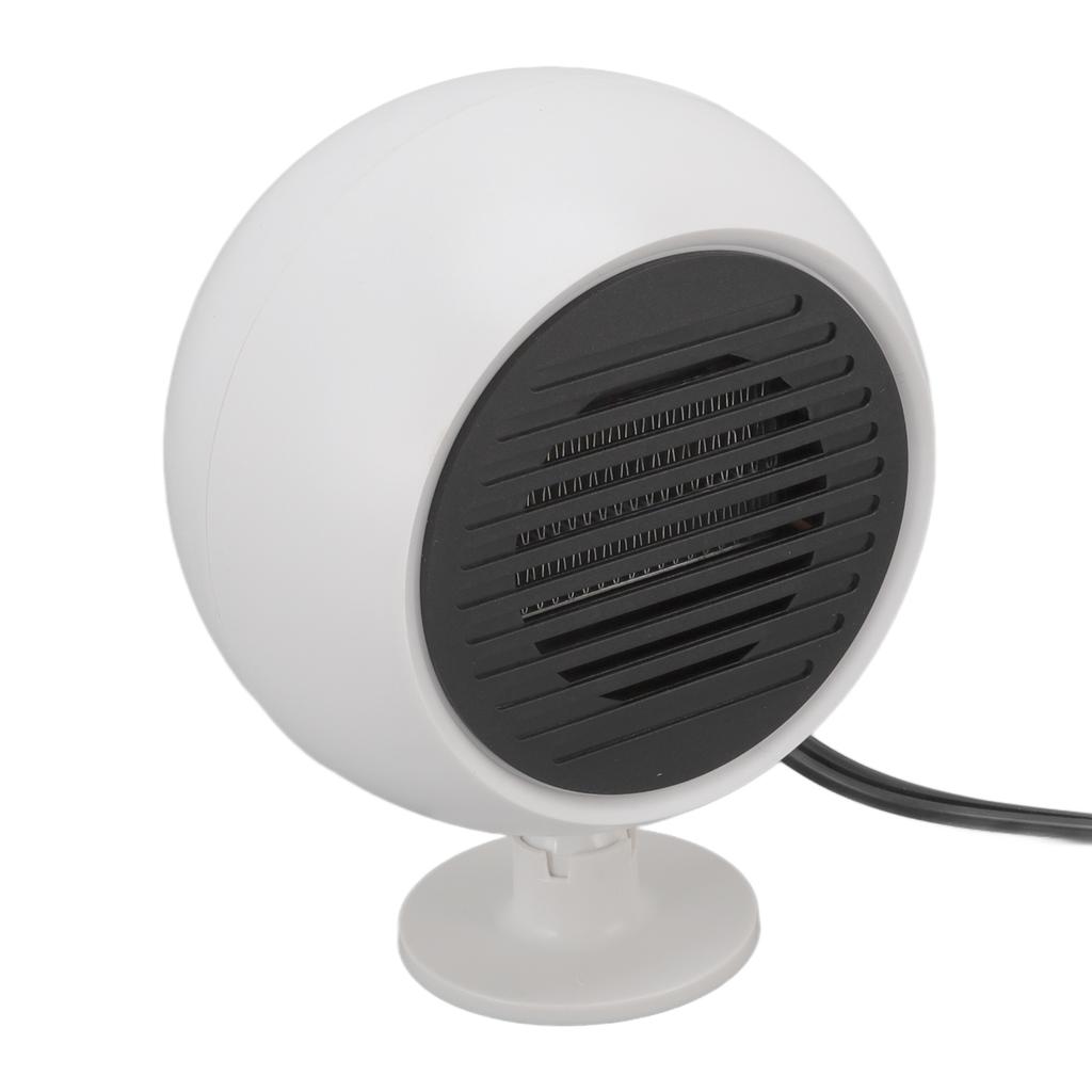 Autoheizung Konstante Temperatur Geräuscharm Weitwinkel 360 Grad Einstellbarer Autoheizlüfter Weiß 24V