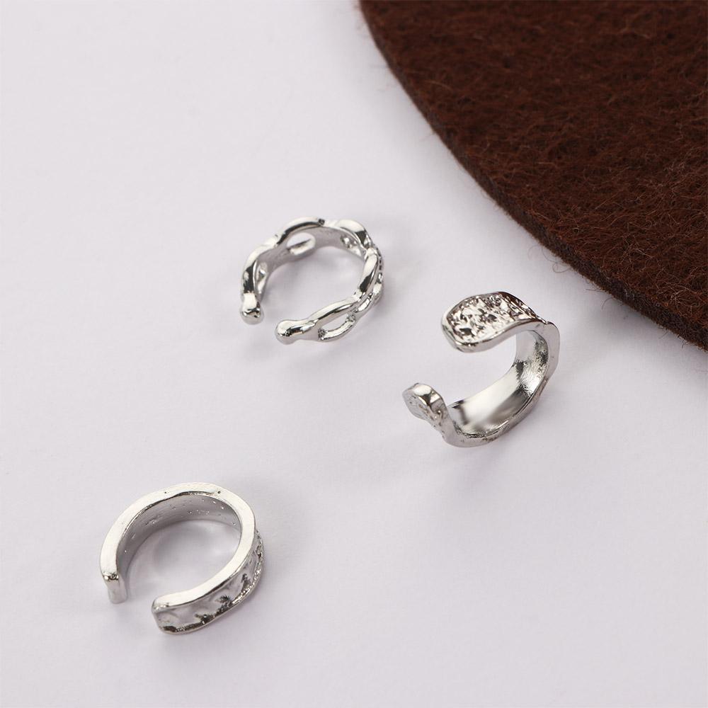 Geometrický punk bez propíchnutí Minimalistické dívčí spona do uší na náušnice Chrupavka Dámské spony do uší