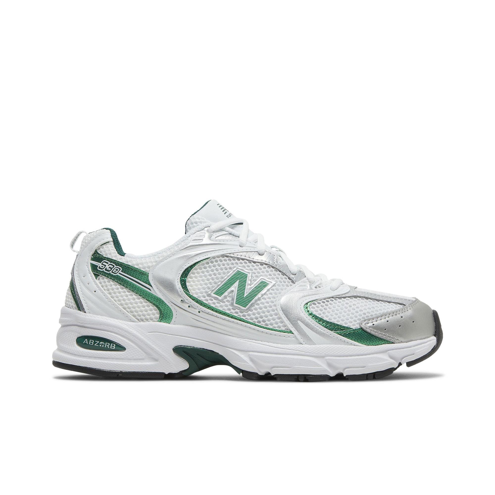 New Balance 530 `White Nightwatch Green`