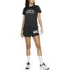 Nike Dri Fit T Shirts Women's Black Crew Neck Moderate DQ6372-010