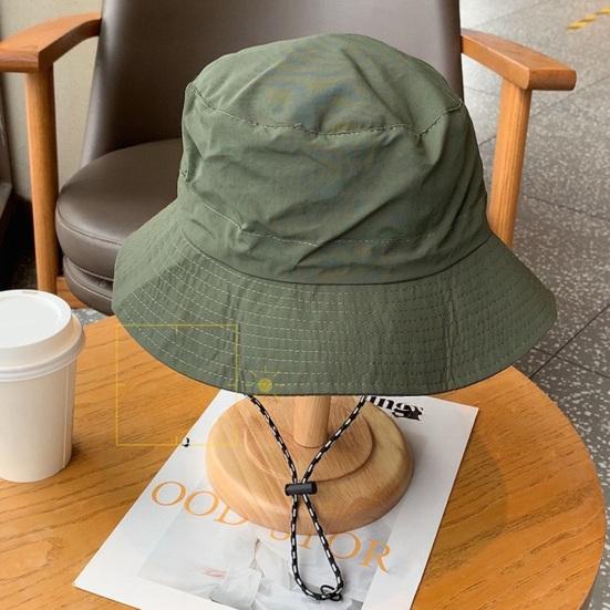 Summer Sun Hat with Adjustable Chin Strap Breathable UV Protection Men Women Outdoor Climbing Hiking Fishing Travel Wide Brim Bucket Hat