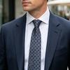 Men Tie Formal Striped Spotted Print Groom Wedding Tie Pointed High-End Style Business Necktie Outfit Accessory