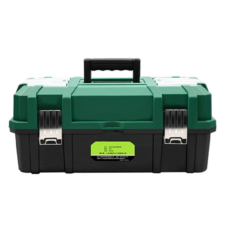 Professional 17inch Tool Storage Box Large Capacity Organizers With 3 Dismountable Tiers Suitable For DIYer Enthusiasts 1