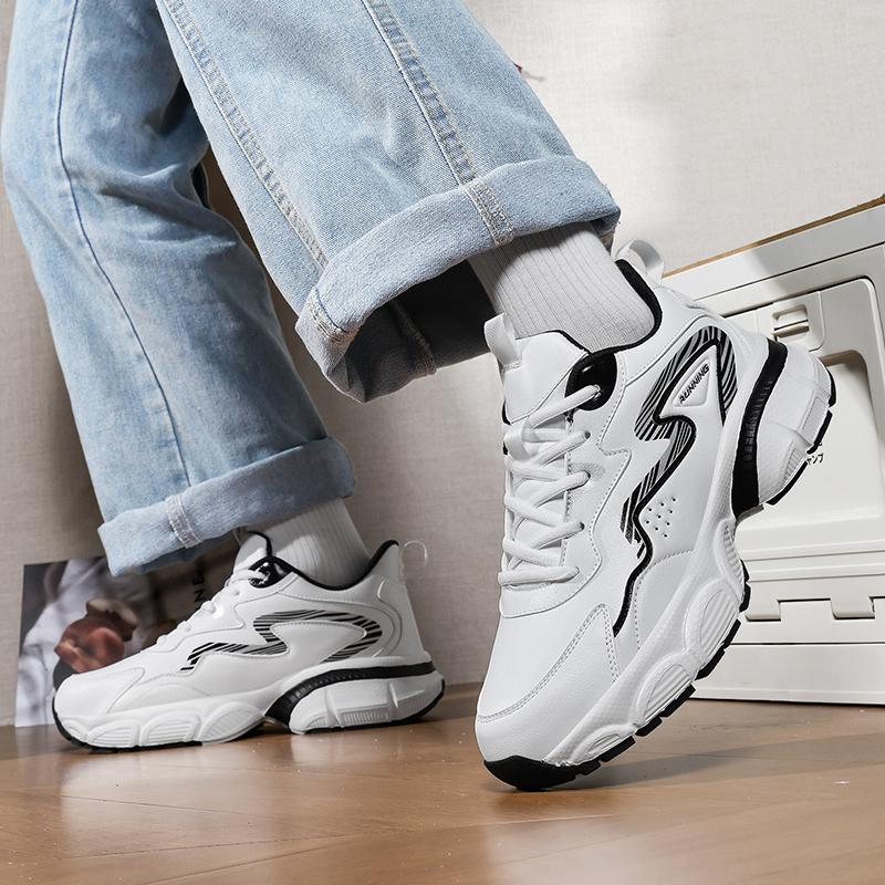 Men's casual sneakers four seasons new breathable lightweight outdoor speed running shoes students comfort racing sports shoes