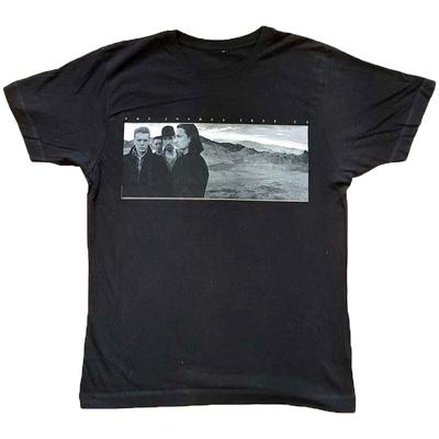 Men's U2 Joshua Tree Photo T-shirt Small Black