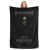 Ozzy Osbourne Decke Flanell Vintage Warm Überwurfdecke für Bettwäsche Wohnzimmer Frühling Herbst,