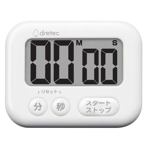 Dretec Easy-to-Use 3-Key Timer with Large, Easy-to-Read LCD Screen, Countdown/Up/Repeat Function, and 3-Way Operation for Study, Kitchen, and More. La