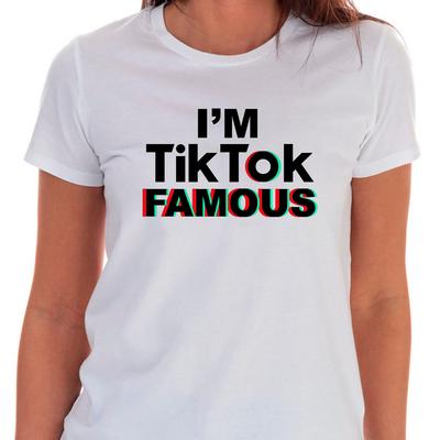 I'm Tiktok Famous T-Shirt Social Media Influencer Unisex Uneek T-Shirt