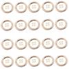 QX2E Fashionable Thin Edges Metal Button Four Eye Designs For Sewing Garments Alloy