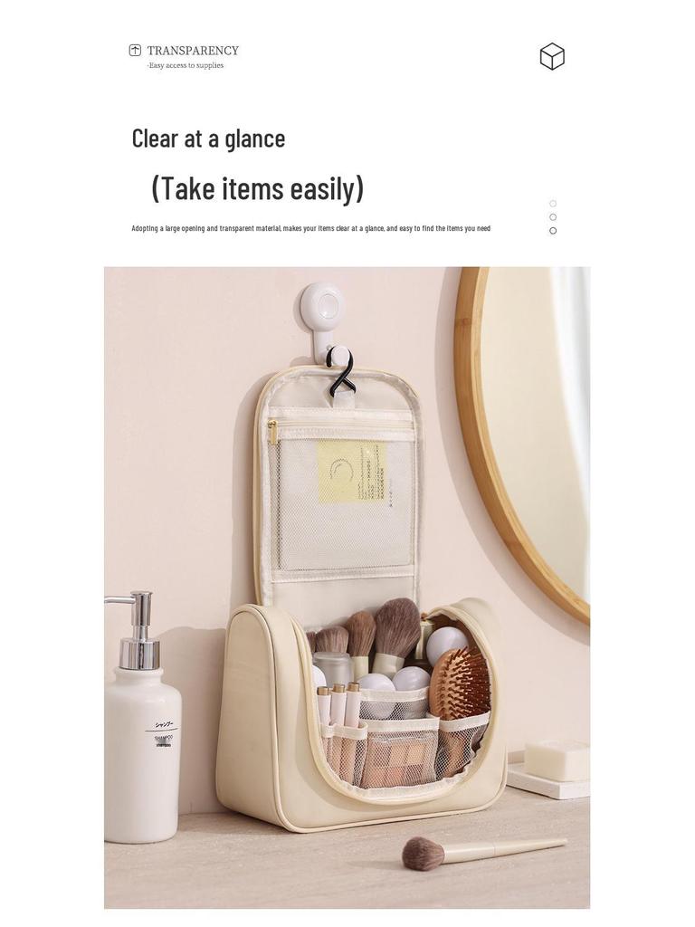 Portable Hanging Toiletry and Makeup Bag for Travel