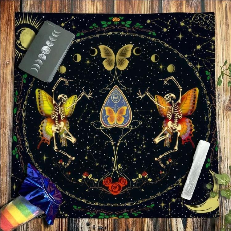 Brettspielmatte Astrologische Orakel Tischdecke Kartenmatte Divinationstischdecke